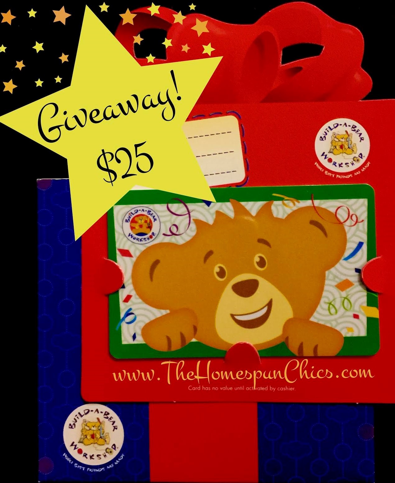 Giveaway! 25 BuildABear Gift Card!