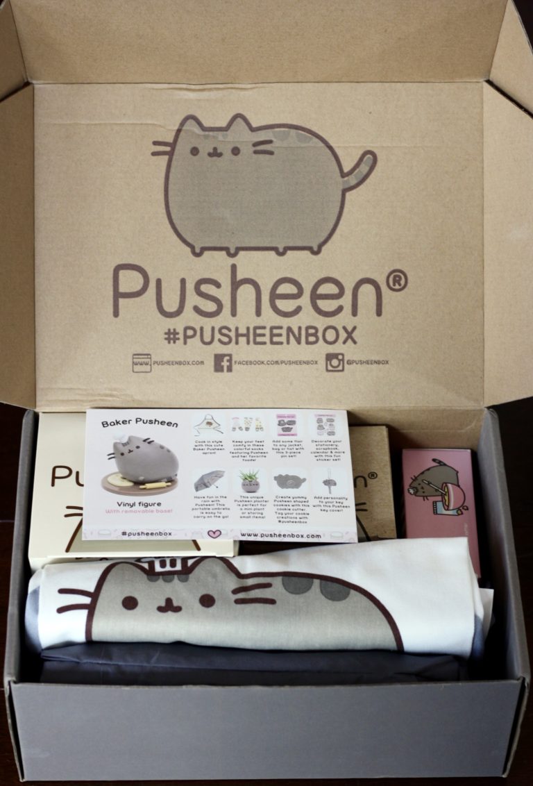 Pusheen Box Spring 2016 Subscription Box Review The Homespun Chics