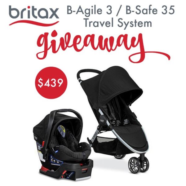 Britax 2016 B-Agile 3/B-Safe 35 Travel System Giveaway - The Homespun Chics