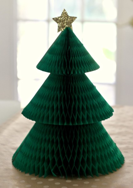 Meri Meri 3D Honeycomb Tree Advent Calendar Review | The Homespun Chics