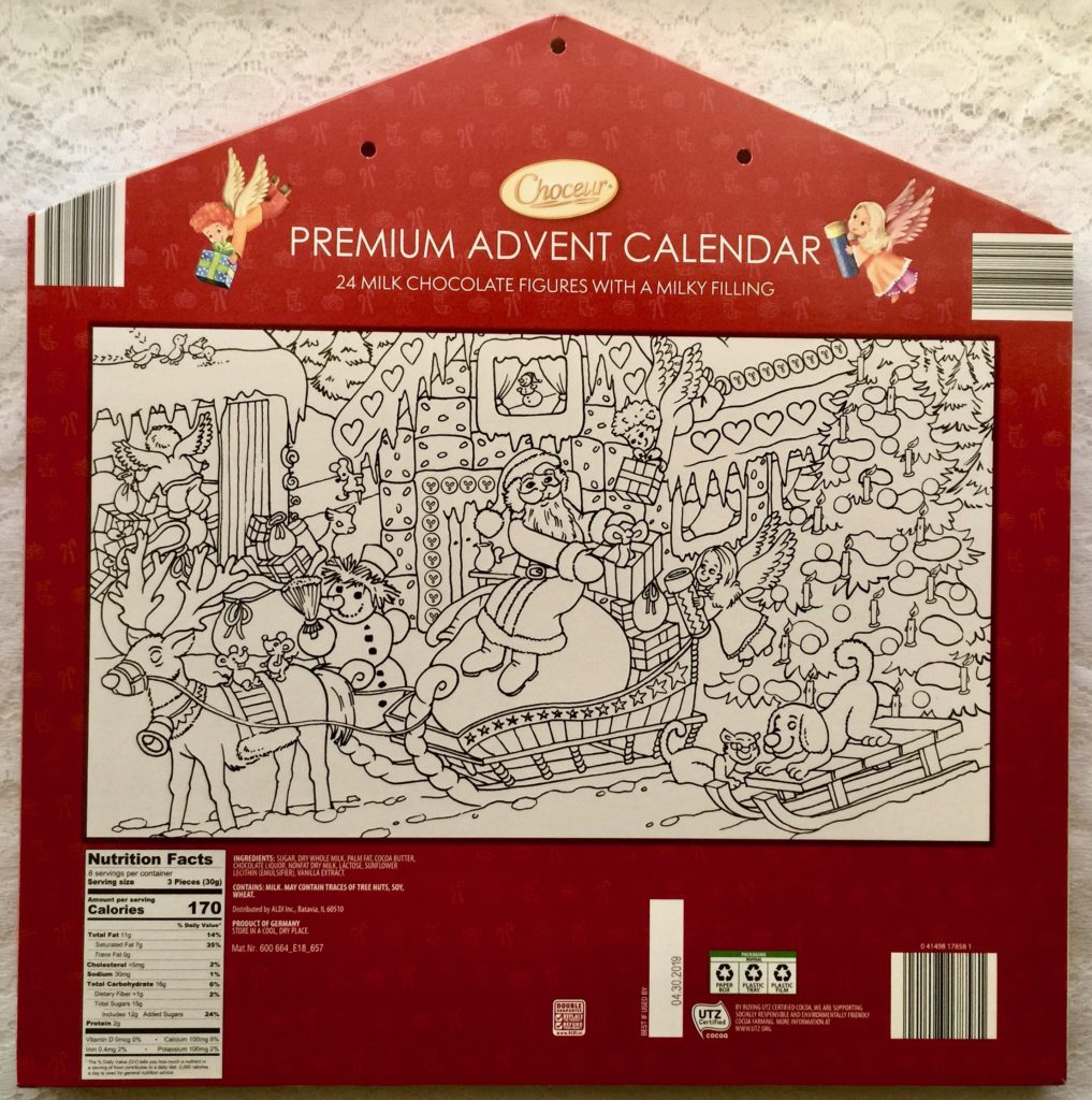 Choceur 2018 Aldi Premium Advent Calendar Review The Homespun Chics