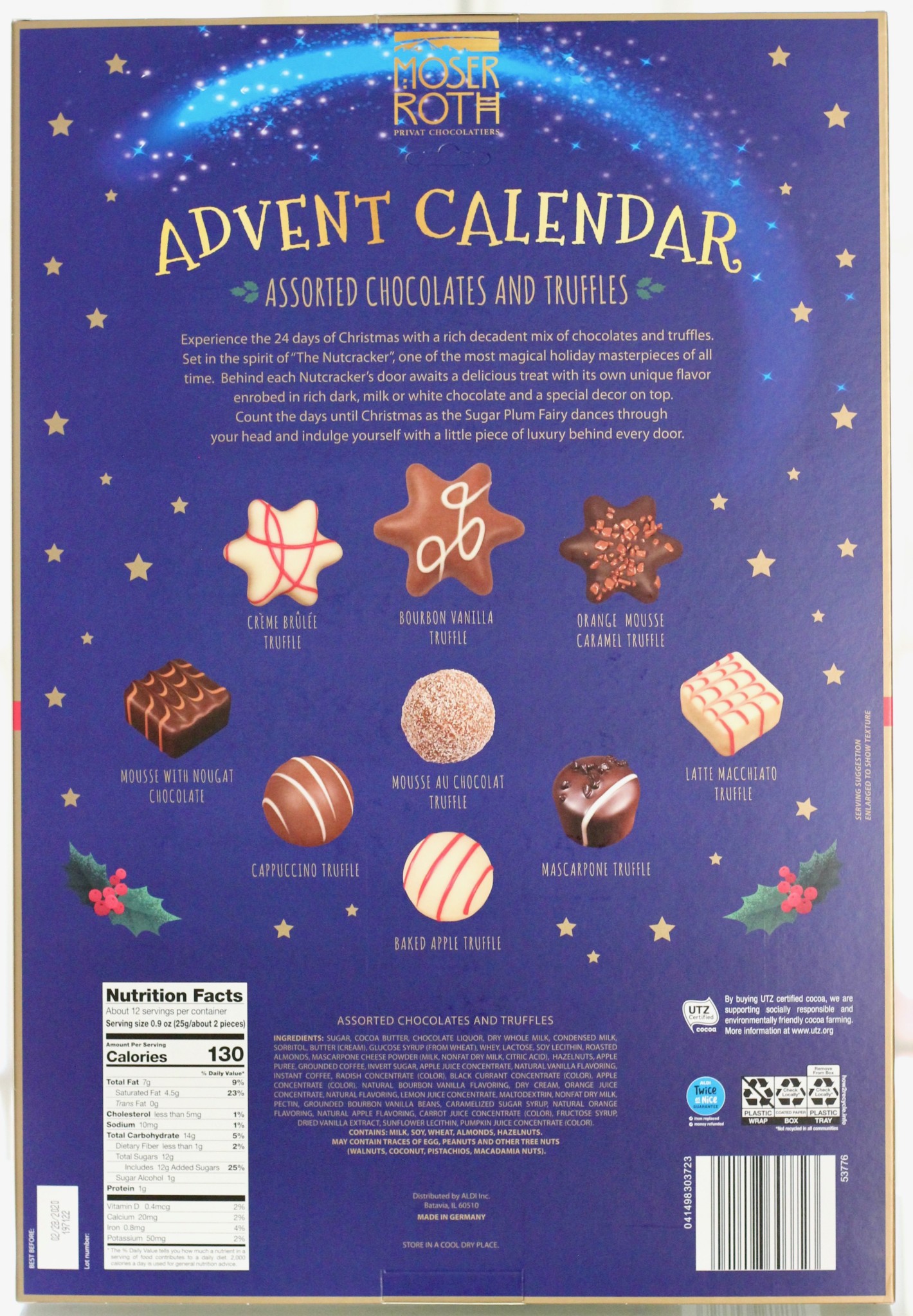 Aldi 2019 Moser Roth Nutcracker Advent Calendar The Homespun Chics